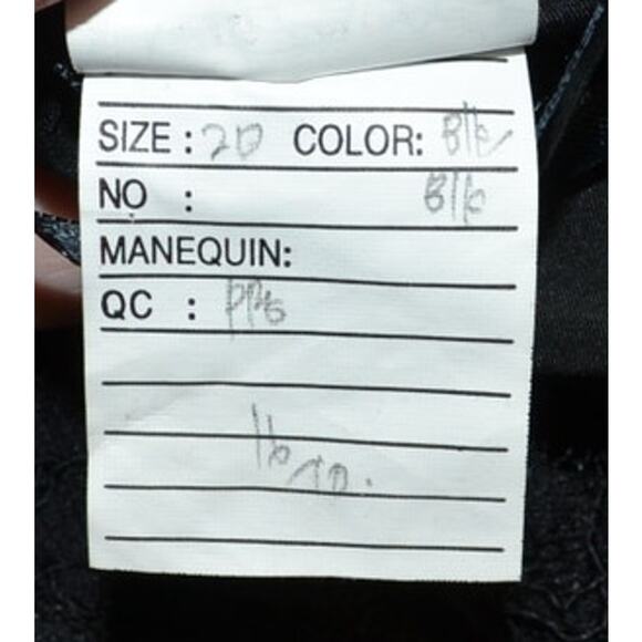 Mori‎ Lee By Madeline Gardner Black Lace Strapless Sweetheart A-Line Dress US 20 - Picture 4 of 7